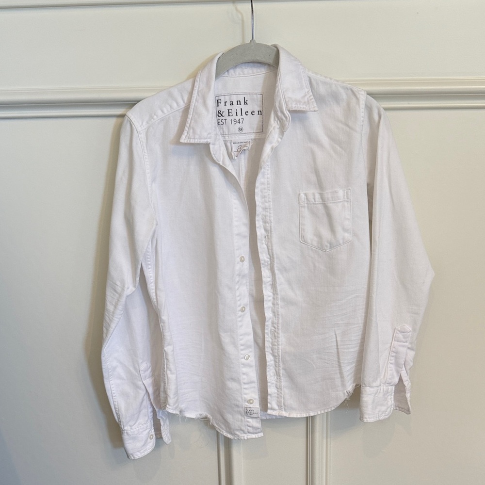 Frank & Eileen Classic Denim Barry White Button Down Women’s Cotton  Shirt